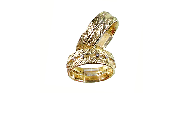 05146+05147-wedding rings, gold 750